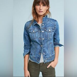 Anthropologie Pilcro Classic Denim Jacket
